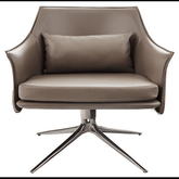 Trueliving Pasa Grey Office Chair Executive H 41 x W 19 x D 20